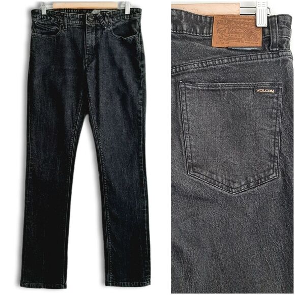 Volcom Other - VOLCOM | Vorta Slim Straight Fit Vintage Black Jeans Men's Sz 31